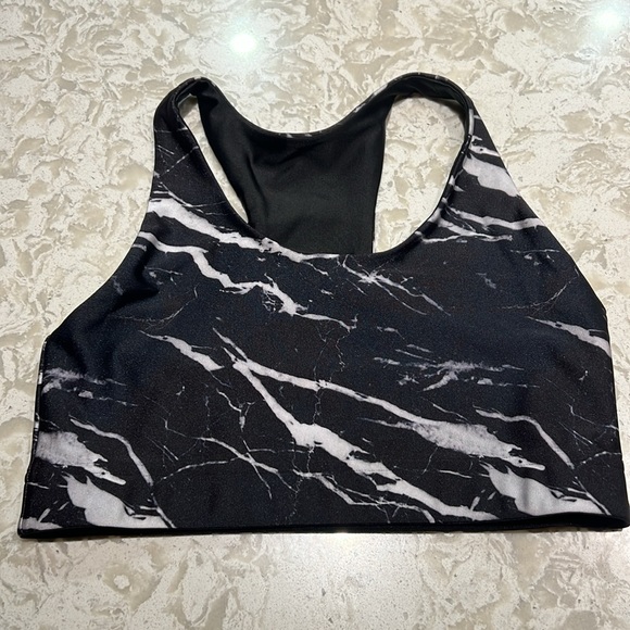Terez Onyx Marble Sports Bra NWOT - Picture 2 of 6